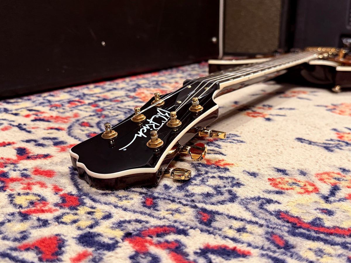 2015 B.C. Rich Mockingbird Pro X Custom Special X3 - Made In Korea - Tobacco Burst AAA Quilted Contoured Top w/ Gold Hardware