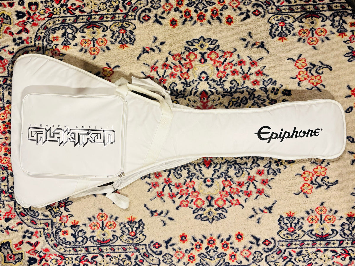 2016 Epiphone Brendon Small Signature "Snow Falcon" Flying V Dethklok Metalocalypse - Snow Burst - Limited Edition w/ Original Soft Case