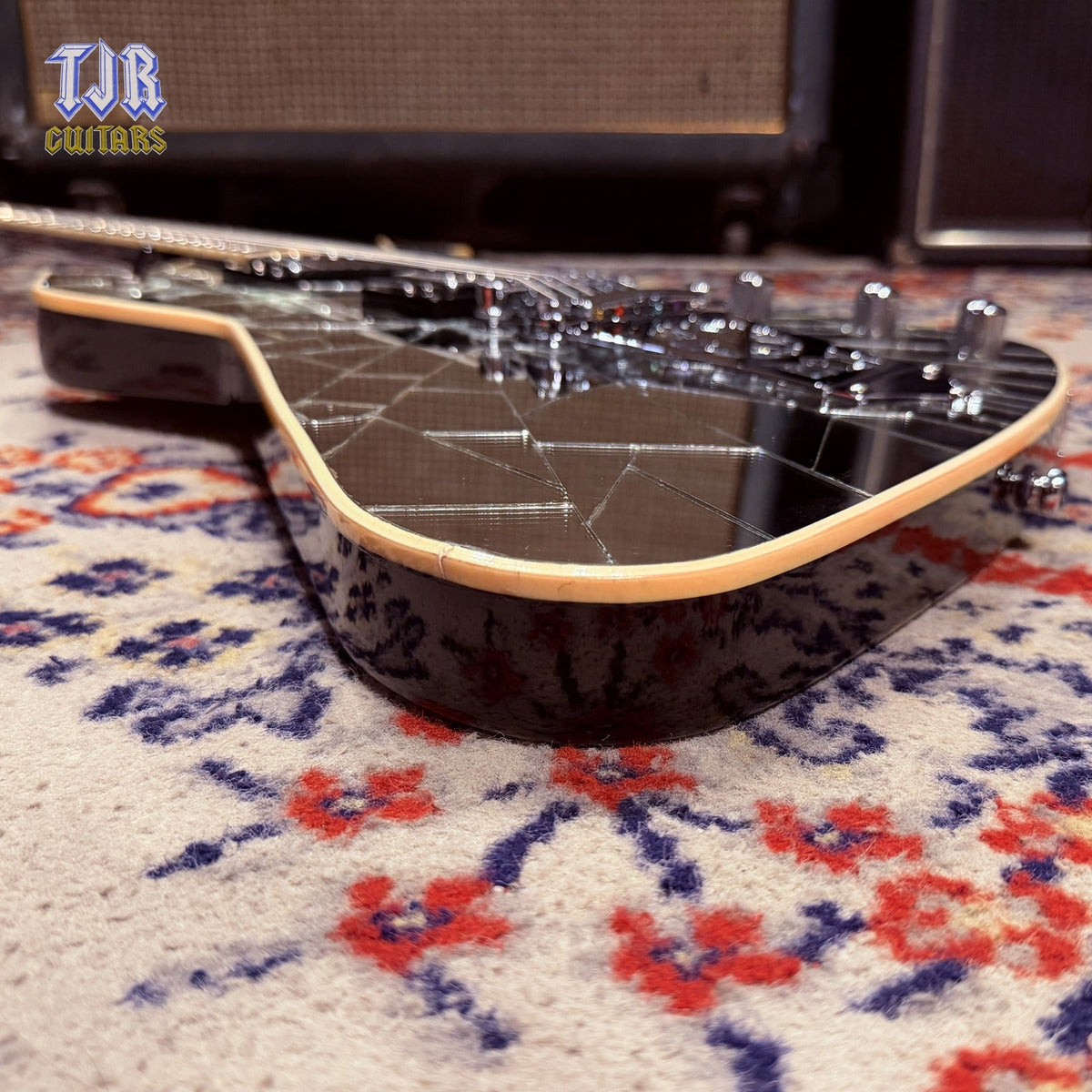 2010 Washburn Paul Stanley Signature PS-1800CM Cracked Mirror