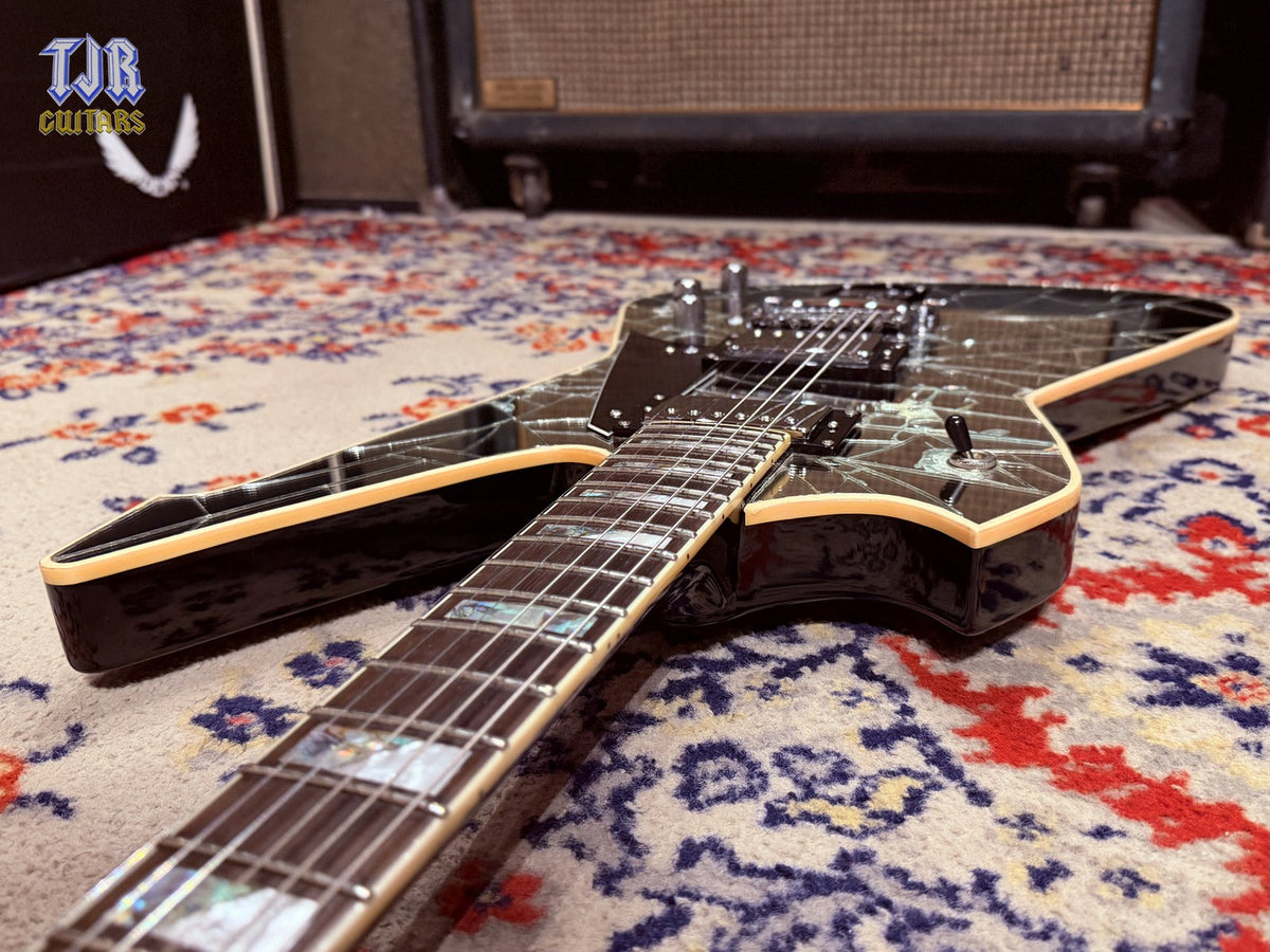 2010 Washburn Paul Stanley Signature PS-1800CM Cracked Mirror