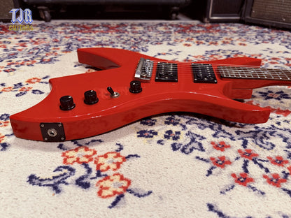 1984 B.C. Rich N.J. Series Bich - Made In Japan - Blood Red w/ OHSC