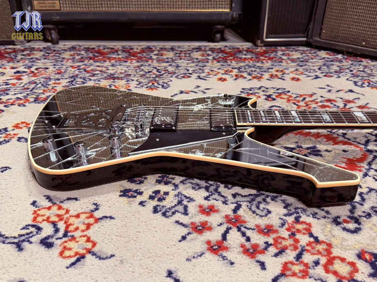2010 Washburn Paul Stanley Signature PS-1800CM Cracked Mirror