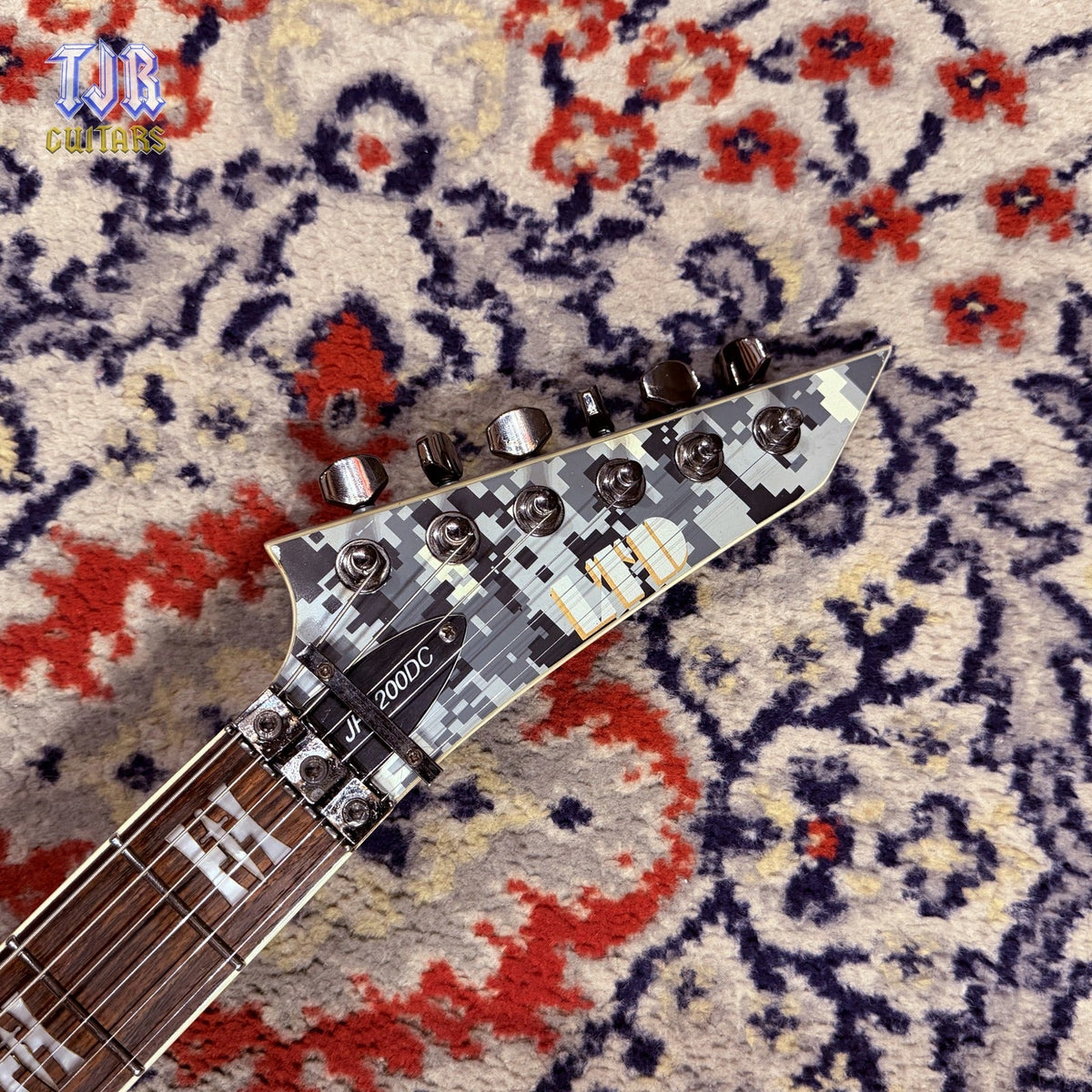 2007 ESP LTD JH-200DC Digi Camo Jeff Hanneman Signature Series