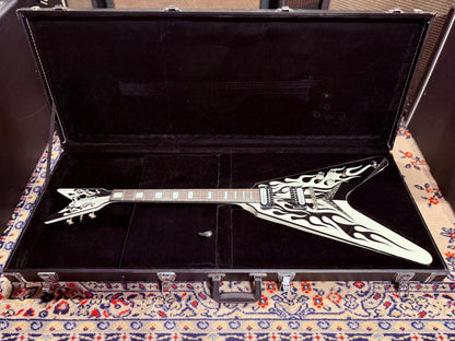 2009 Dean Michael Schenker Signature Custom Flames Flying V w/ OHSC