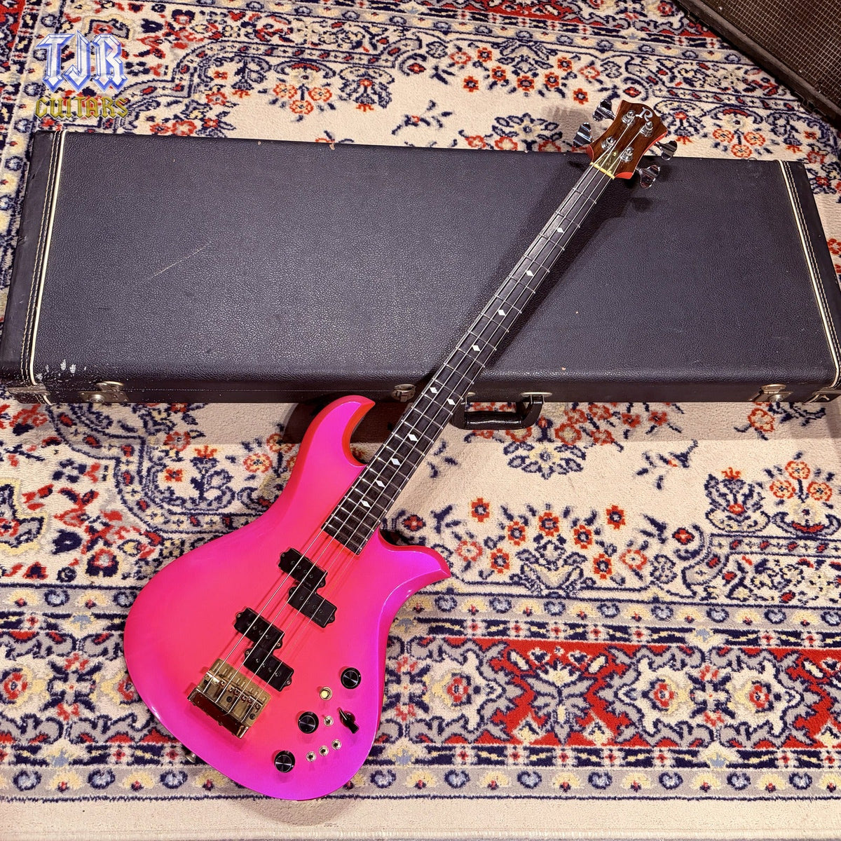 1985 B.C. Rich Eagle Bass USA - Ultraviolet Sunburst w/ OHSC