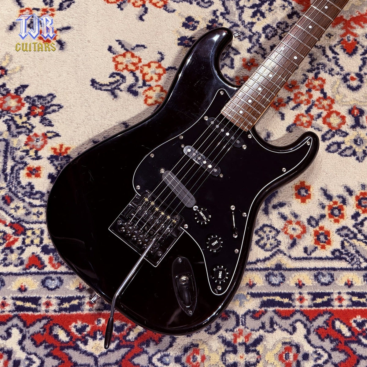 1985 Fender ST-562 Contemporary Stratocaster w/ Kahler 2300 Series Tremolo - Made In Japan - Black - Case Included