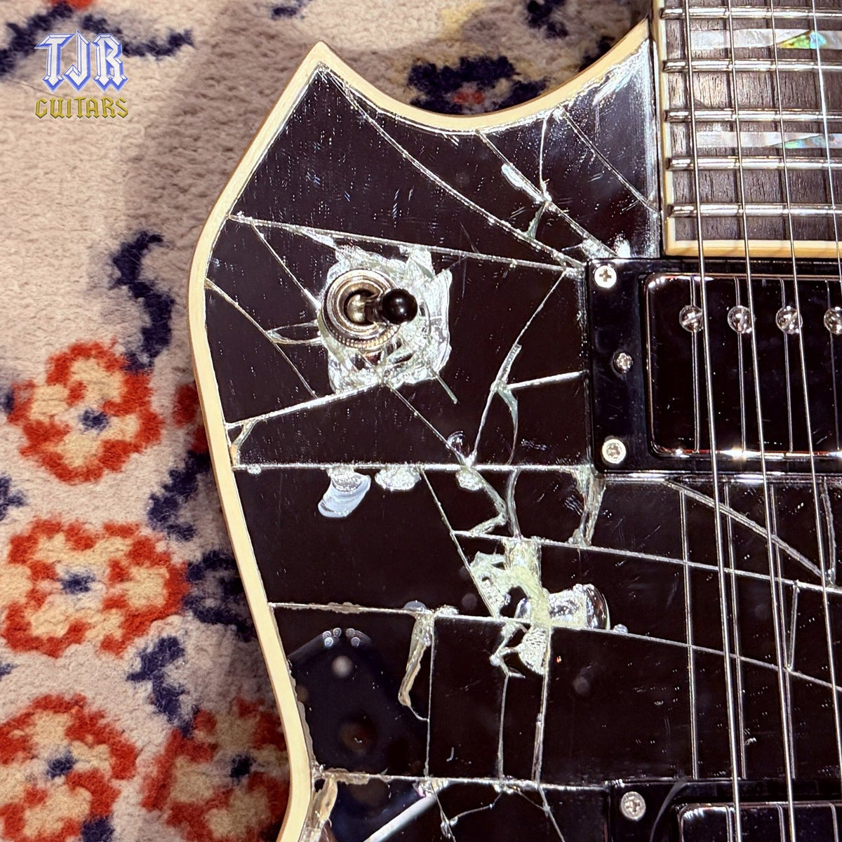 2010 Washburn Paul Stanley Signature PS-1800CM Cracked Mirror