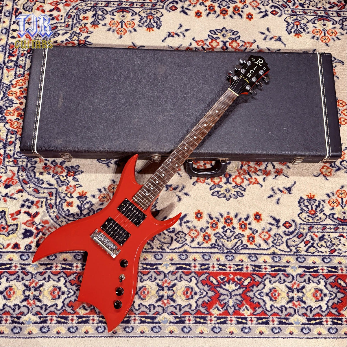 1984 B.C. Rich N.J. Series Bich - Made In Japan - Blood Red w/ OHSC